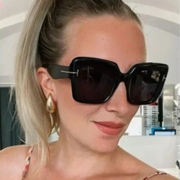 NWT TOM FORD ESME FT1157 01A Sunglasses - Picture 1 of 7